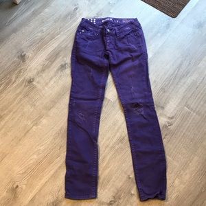 Purple Roxy Skinny Jeans